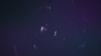 宇宙粒子风星云视频背景视频的预览图